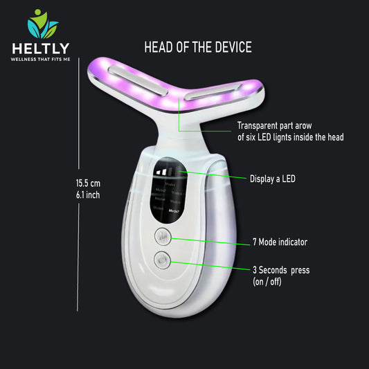 Face and neck massager