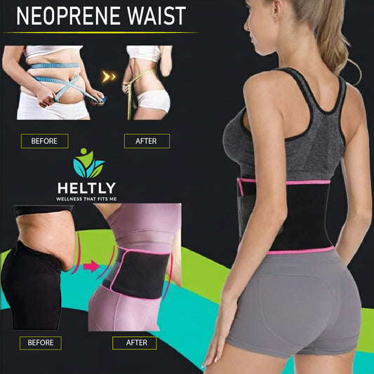 Heltly FlexiFit Waist Trainer with Phone Pocket (Rose)