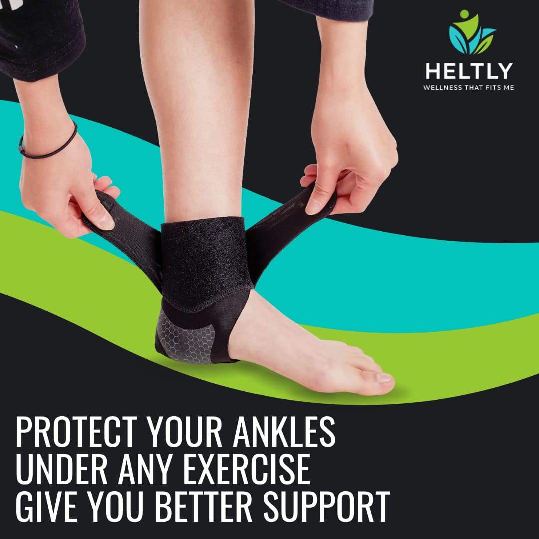 Neoprene and cotton anklet