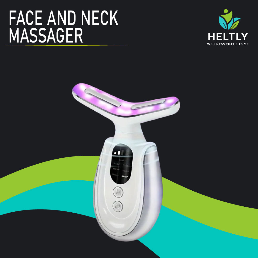Face and neck massager