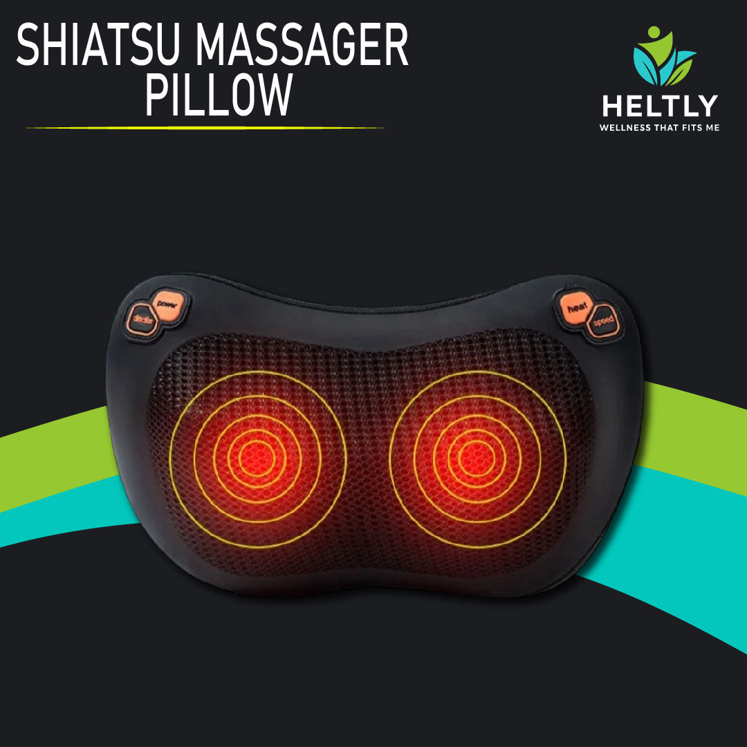 Shiatsu massager pillow