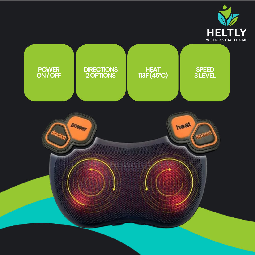 Shiatsu massager pillow