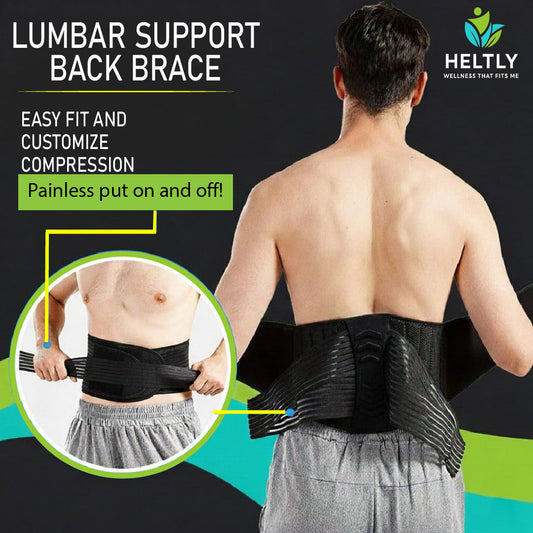 Lumbar support back brace