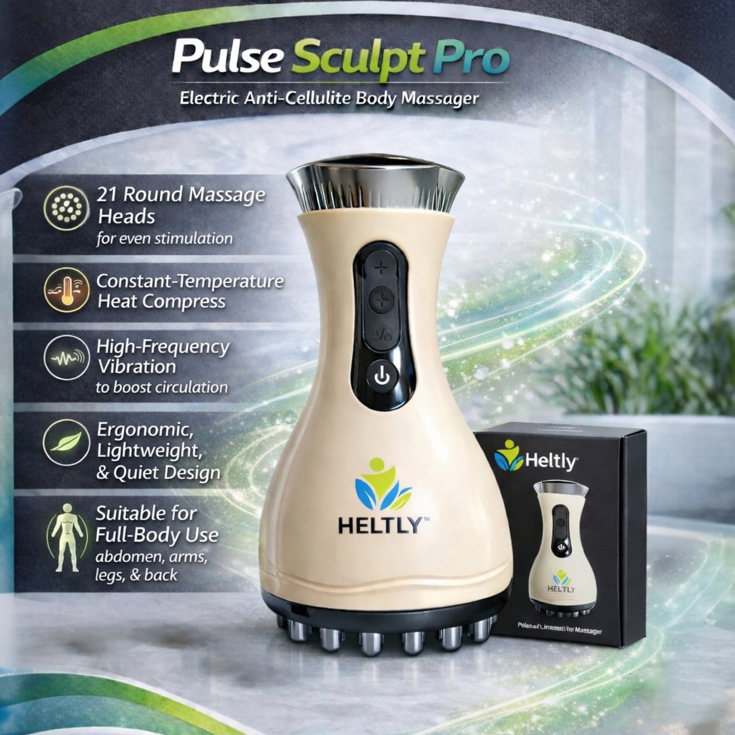 Heltly Pulse Sculpt Pro™ – Electric Anti-Cellulite Body Massager